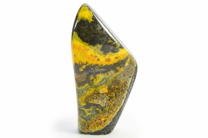 Very Vibrant, Free-Standing Polished Bumblebee Jasper #312059